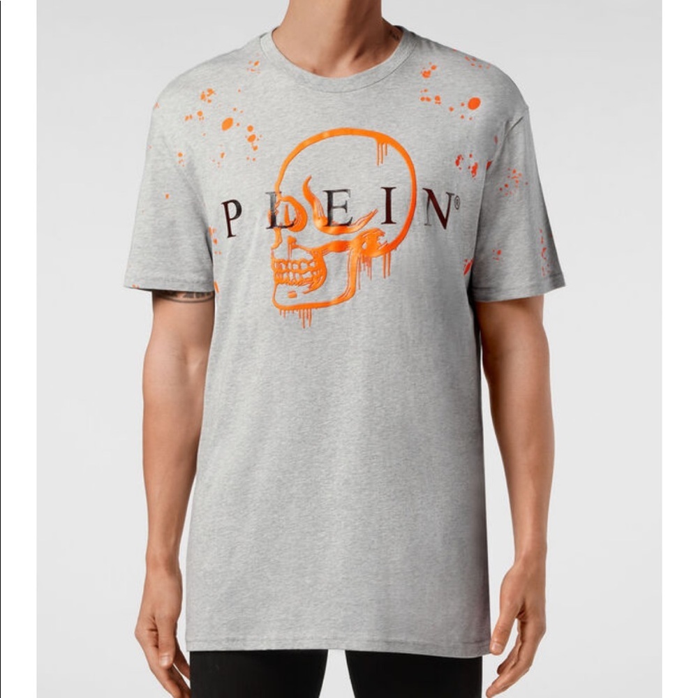Philipp Plein round neck skull. Size M. New with tag. 100% authentic